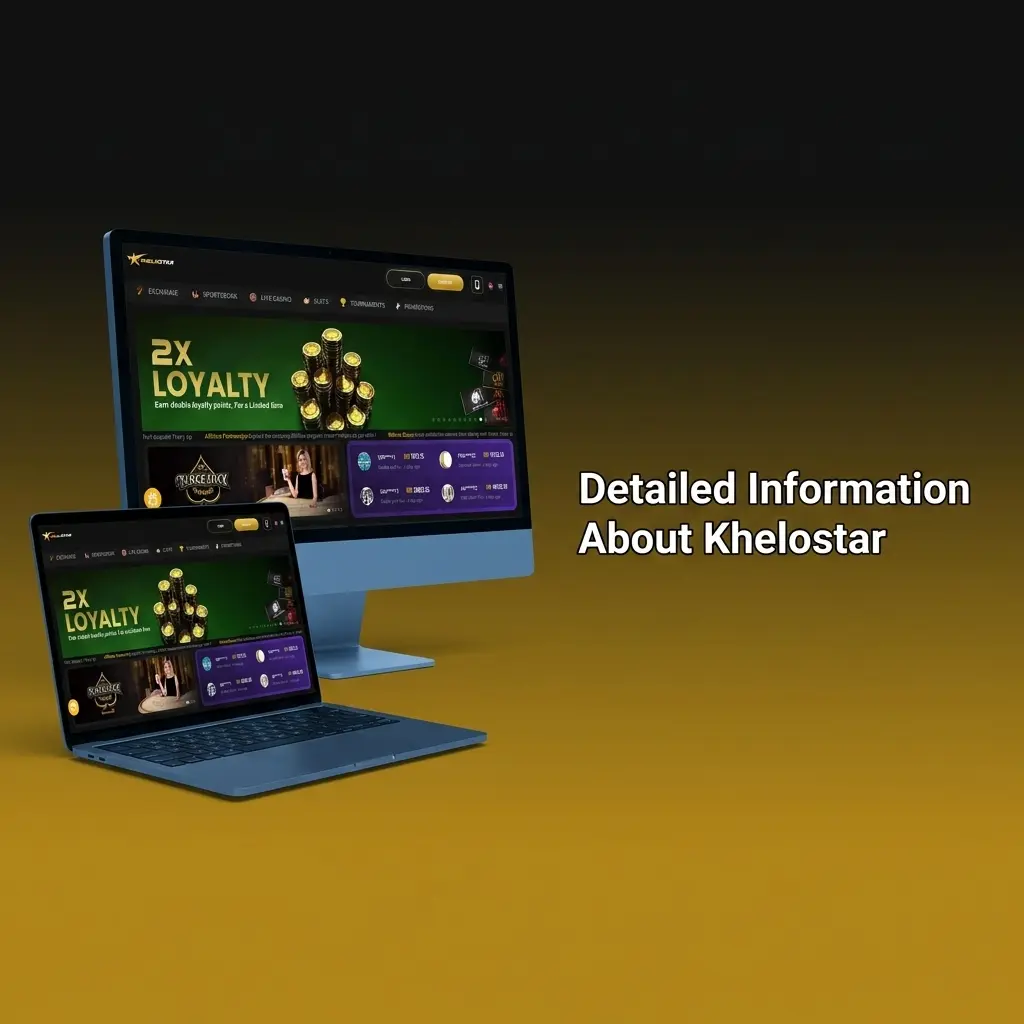 Khelostar online gaming platform for Indian players featuring sports betting, casino games, and mobile app availability