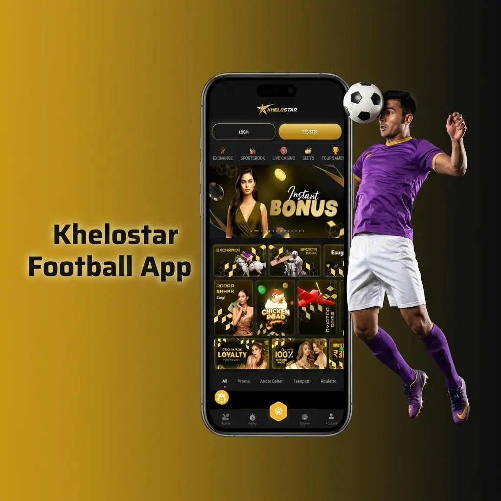Khelostar football betting app download guide for Android and iOS devices with sports betting features