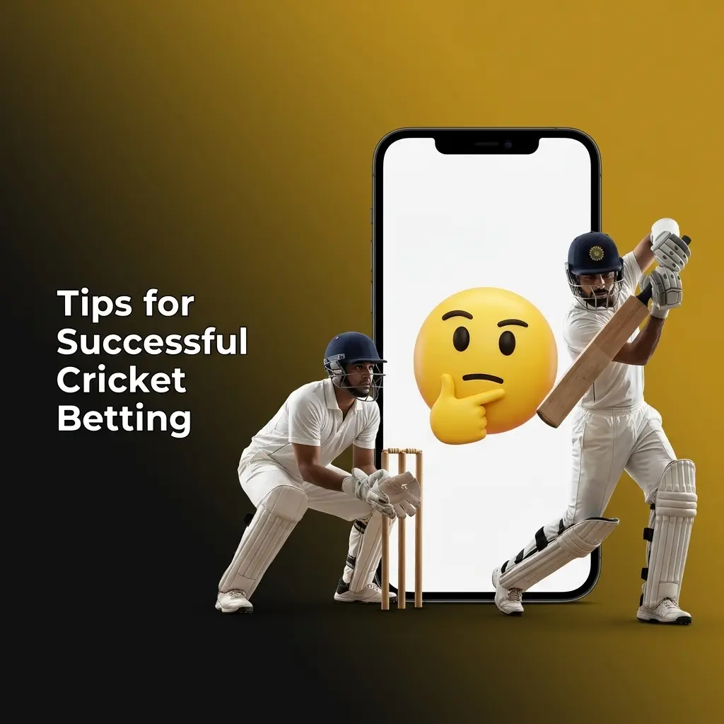 Cricket betting tips showing team form analysis, pitch conditions, bankroll management, and live betting tools on Khelostar