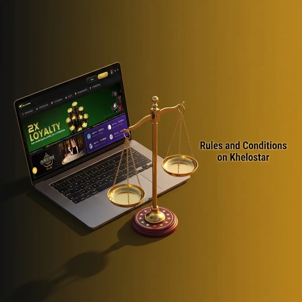 Khelostar terms and conditions covering age restriction, KYC, bonuses, and account rules for Indian users